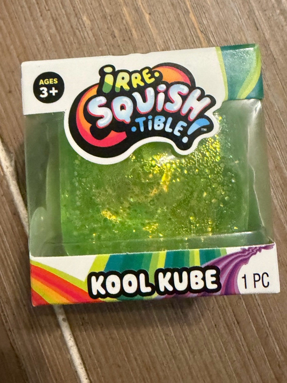 Kool Kube - Green Squishy Sensory Toy